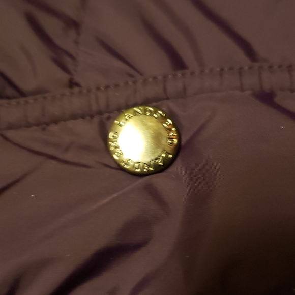 Lands End women's dark purple quilted vest. New without tags. Size Lg 14-16 - Picture 4 of 6